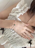 纪梵哲轻奢玛瑙四叶草手链女生项链首饰520情人节生日礼物送女朋友老婆 经典四叶草黑玛瑙手链 实拍图