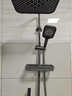 布莱达家用增压明装淋浴花洒套装精铜洗澡浴霸花晒喷头明管明接莲蓬头 【免费安装】银色-明装三档-精铜龙头主体 实拍图