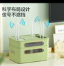 友耐（YOUNAL） wifi路由器收纳盒机顶盒置物架光猫电视电线插座无线整理神器 绿色4层 实拍图