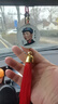 毛主席汽车挂件水晶玻璃款双面毛主席头像车内饰车载车挂饰品汽车用品 主席白底 实拍图