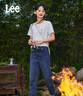 Lee【张凌赫代言】春夏411舒适高腰小直脚显瘦蓝色水洗女牛仔裤潮 中浅蓝色（25裤长） 26 实拍图