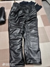 励阳男士皮衣皮裤套装加绒厚外套外卖骑手代驾防风保暖抗寒工装皮棉衣 加绒防盗皮衣皮裤套装 4XL 【160-170斤】 实拍图