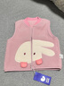 迷你巴拉（minibala）【绒绒衣】冬新款男女童双面暖马甲可爱保暖毛绒背心 粉红60033 120 实拍图