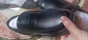 红蜻蜓男鞋秋冬款男士商务皮鞋一脚蹬休闲皮鞋牛皮爸爸鞋男鞋子WTA7742 黑色升级版_加绒_偏大1码 39 实拍图