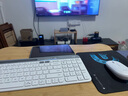 罗技（Logitech）K580无线蓝牙键盘带手机支架可跨屏切换静音按键无限薄膜键盘笔记本电脑手机ipad平板键鼠套装 【K580+鹅卵石鼠标】芍药白 实拍图