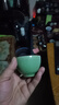 龙泉青瓷哥窑开片创意手工品茗杯小号功夫茶杯陶瓷会客主人杯茶碗茶盏单杯 哥窑梅子青-礼盒装 实拍图