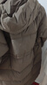 森马（Semir）90绒羽绒服女长款收腰显瘦冬季宽松连帽三防厚外套101724113055 实拍图