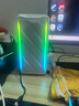 方正Founder便携HiFi立体声道音响无底噪 USB有线RGB氛围灯效桌面有源音箱 笔记本台式机电脑迷你低音炮 白 实拍图