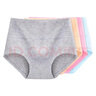 浪莎内裤女士纯棉高腰三角裤全棉收腹短裤提臀透气4条装母亲节 4色各1 共 4条 XL /170 实拍图