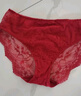 爱慕女士内裤性感蕾丝薄款中腰内裤红本命年结婚AM239971165 实拍图