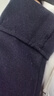无印良品（MUJI）女式 起毛 V领长袖连衣裙 女款长裙裙子秋冬 女装 BC2FBC3A 深藏青色 L (165/88A) 实拍图
