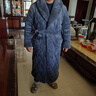 芬腾睡袍男秋冬三层夹棉便捷系带加绒加厚家居服男士睡袍省服 实拍图
