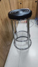 米帮手酒吧凳三环高脚凳吧台椅不锈钢高凳子家用圆凳子手机柜台凳游戏凳 63高【黑色加厚螺纹】 实拍图