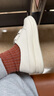 暇步士（Hush Puppies）小白鞋女士休闲厚底松糕百搭板鞋N2G05CM2 白色 38 实拍图