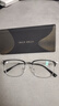 万新（WAN XIN） 万新近视眼镜配眼镜框高清非球面现片男女金属钛多种框型选择 金属-全框-2906SV-银色 1.60MR-8非球面镜片（近视超薄） 实拍图