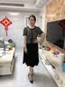 俞兆林母亲节礼物妈妈夏装短袖连衣裙中老年女装婆婆雪纺裙子 Y52Q028 实拍图