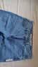 真维斯（Jeanswest）牛仔裤男潮牌高端直筒春秋新款修身宽松弹力裤男裤 浅蓝 602B 30 (2尺3) 实拍图