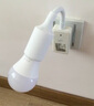 爱耐特智能声光控感应灯开关灯座声控led灯家用过道楼道楼梯灯小夜灯 三插头款+9W白光灯泡 实拍图