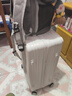 翰采大容量行李箱可上飞机前开盖登机箱小型密码箱旅行箱拉杆箱皮箱 双隔离侧开口【明日达/送上门】奶白色 28英寸 【多人长途】多功能/加厚/顶配 实拍图