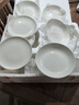 红牡丹纯白骨瓷餐具套装陶瓷碗具碗碟盘子整套家用碗筷套装乔迁瓷器礼盒 纯白 鱼盘版礼盒装 28件套 实拍图