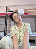 维多利亚的秘密 杨幂田曦薇同款 夏季宅度假天丝绵柔印花凉感睡衣套装女不易皱 34H4浅绿花卉印花-短袖长裤 S 实拍图