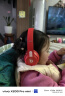 beats Solo3 Wireless 头戴式 蓝牙无线耳机 手机耳机 游戏耳机 红色 实拍图