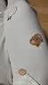 芬腾月子服女纯棉春秋季孕妇睡衣产妇产后喂奶哺乳大码家居服全棉套装 FJ2490187米色 L 建议110-125斤 实拍图