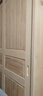 鸿蓝推拉门衣柜松木经济型全实木大衣橱现代简约家用滑动卧室衣柜 长120深50高200(送货入户 自己安装) 原木无漆【现货】 实拍图