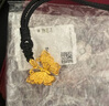 潮宏基 传家宝蝴蝶古法黄金项链女花丝镂空送女友送女友生日礼物 计价 6.55g 绳长约42cm-60cm(可调节) 实拍图