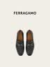 菲拉格慕（Ferragamo）男士黑色便士乐福鞋 0762636_3E _ 80 礼物送男友 实拍图