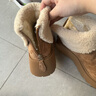 贞喜气冬季新款雪地靴女百搭厚底保暖加厚时尚小个子加绒松糕底博肯棉鞋 驼色 松糕厚底雪地靴【翻领】 37 实拍图