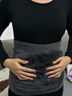 南极人羊绒保暖护腰带 男女士护腰护肚子 腹部防寒神器 塑形美体腰围套 【羊绒加兔毛】灰色 L 实拍图