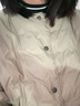无印良品（MUJI）女式 轻量羽绒便携式 无领 夹克 羽绒服女款 浅米色 XL  实拍图