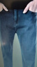 真维斯（JEANSWEST）牛仔裤男士直筒宽松男裤2025春季长裤男士弹力休闲裤子黑色33 实拍图
