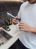 YEMO德国厨房水槽快装皂液器通用型洗菜盆洗洁精通用压取器延长按压器 快装款【加厚太空铝】加高加重 沥水防潮/顺畅出液/防腐防锈 实拍图