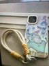 鹿途者 DEERWALK小飞象长颈鹿挂绳适用苹果14手机壳iphone15promax可爱卡通12网红女款11点钻13pro自带镜头膜 happy 小飞象+挂绳 iPhone 12 实拍图