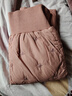 罗蒙儿童羽绒裤内胆男女童秋冬保暖裤子内穿校园服饰神器棉裤 粉色140 实拍图
