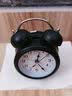 闹钟学生专用复古机械打铃大音量家用时钟可充电起床神器男孩女孩儿童自律时间管理闹铃小钟表 黑色4寸【送电池】 干电池 实拍图