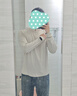 迪卡侬（DECATHLON）冬季内搭速干长袖t恤男训练服运动速干衣健身跑步上衣RUNM 燕麦白（速干+三季+手表视窗） XL 实拍图