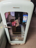 海信（Hisense）罗马假日系列130升冰吧冷藏冷冻家用小冰箱双温区净味抗菌通透防雾JC-130ZZKJ/HX国家补贴 实拍图