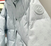 波司登（BOSIDENG）【反季】羽绒服女短款连帽加厚新国标90绒商场同款宽松休闲外套 天蓝爱心印花9W38 L 170/92A 体重约130-150斤 实拍图