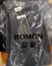 罗蒙（ROMON）休闲裤男士秋冬宽松商务直筒长裤灯芯绒运动裤子男ZY02深灰加绒2X 实拍图