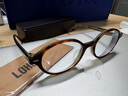 眼镜生活（LOHO）书呆子眼镜玳瑁椭圆小框近视防蓝光学镜架素颜miu系配蔡司镜片 实拍图