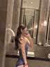 WATERTIME泳衣女高级感新款泡温泉游泳馆专用性感绝美竞速连体泳衣镜帽套装 黛紫霓裳【全新未拆封，里布轻微染色，不影响穿着】 S 实拍图