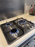 博斯克家用三眼灶大火力燃气灶天然气液化气嵌入式台式多头灶玻璃面板猛火燃气灶白色玻璃面燃气灶 白色玻璃三眼灶大火力爆炒 【包安装】 天燃气 实拍图