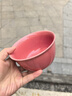 马卡龙色系陶瓷碗奶油色高颜值家用釉下彩餐具ins新款饭碗甜品碗 1个装【4.5英寸碗】樱桃红 实拍图