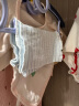 嫚熙婴儿肚围新生儿四季护肚子宝宝防着凉保暖 蓝条+蓝绿细条17*17cm 实拍图