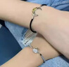 QMXD刻字一辈子情侣手链一对男女鲸鱼手环520情人节异地恋礼物送女友 情侣一对 实拍图
