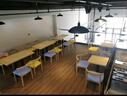 德睿聚 奶茶店餐桌椅牛角椅奶茶店咖啡厅面馆小吃店火锅店食堂快餐桌椅 一桌四椅磨砂盘 实拍图