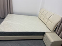 香丽华庭双人床主卧大床简约奶油风皮床带软靠高箱储物床加厚床板 床+9D乳胶床垫+床头柜*1 1800*2000框架结构(升级床板) 实拍图